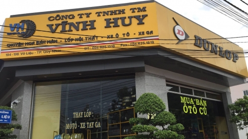 Bình Định: Đại lí lốp - CÔNG TY TNHH TM VĨNH HUY